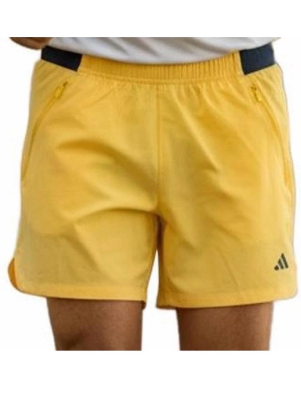 NWT Adidas Men’s XS Axis Training Shorts Spark Yellow Athletic 5" inseam
